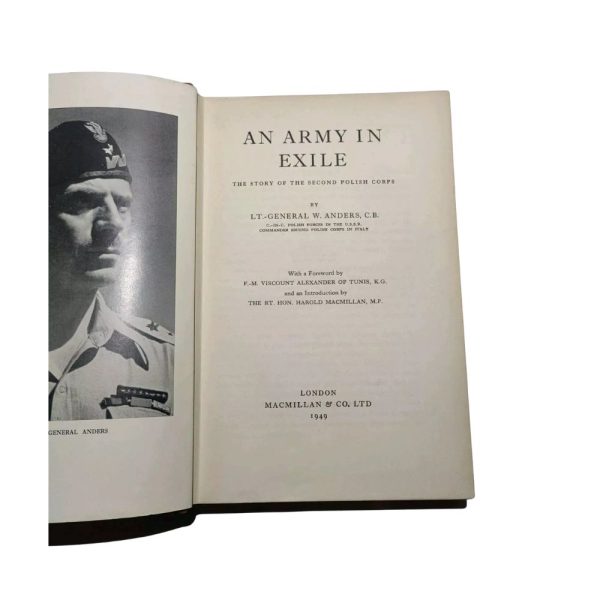 An Army in Exile: The Story of the Second Polish Corps Anders 1949 2nd Printing