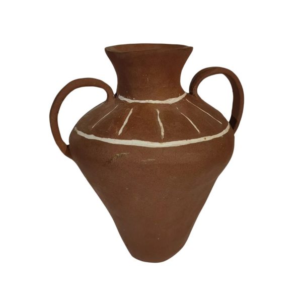 Old Terracotta Spanish or Greek Jug / Jar Contaro Amphora