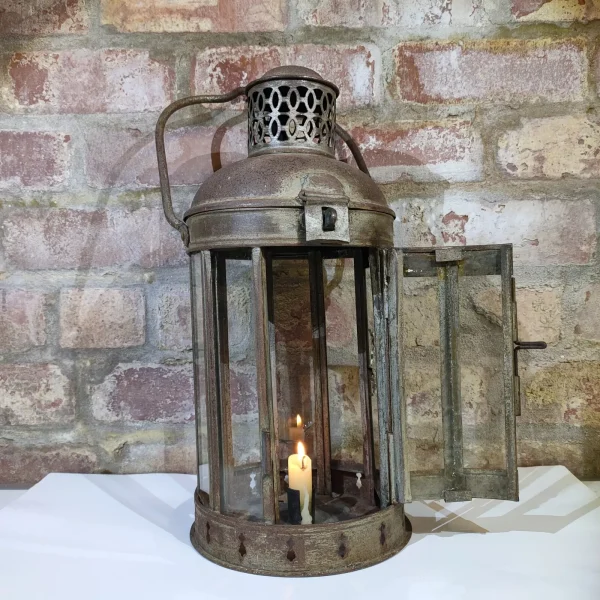 1902 Griffis & Browlett Birmingham Candle Lamp Lantern Ship Antique Edwardian - Image 8