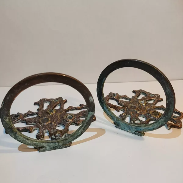 Pair of Antique Wall Mounted Sconce Holy Water Fonts - Image 6