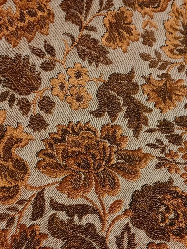 5 Meters 1950/60s Jacquard Brocade Upholstery Fabric 120cm Wide - Image 3