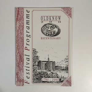 Oldknow 200 Bicentenary Festival Programme 1790-1990