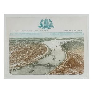 Gaal Domokos 1940-2009 Signed Limited Edition 11/12 Etching Views From Budapest