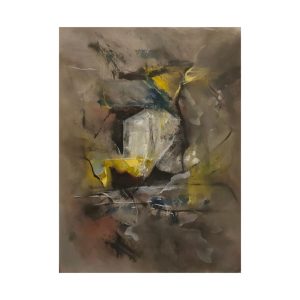 Tipton-Jones 1968 1960s Abstract Gouache Painting On Paper